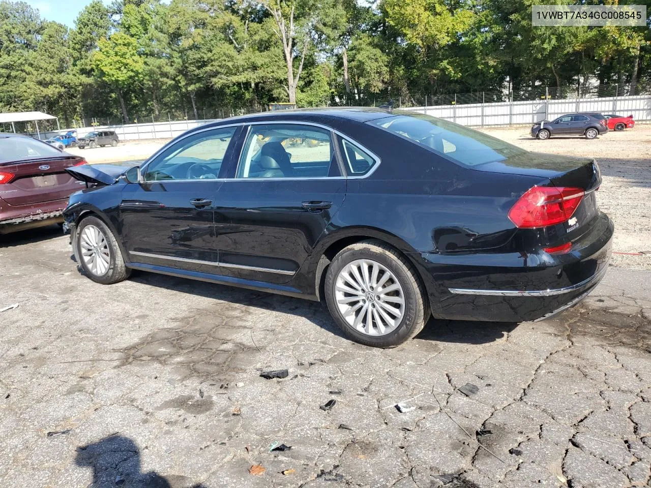 2016 Volkswagen Passat Se VIN: 1VWBT7A34GC008545 Lot: 71791954