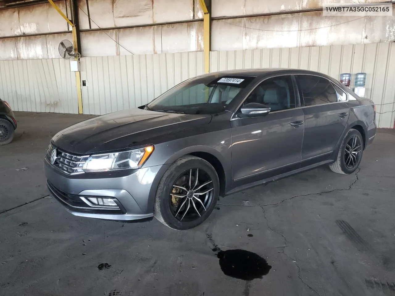 2016 Volkswagen Passat Se VIN: 1VWBT7A35GC052165 Lot: 72697414