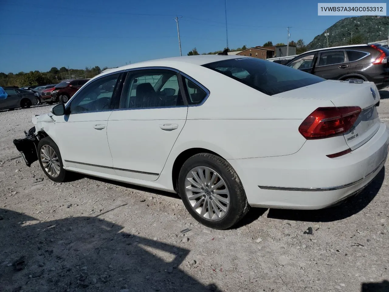 2016 Volkswagen Passat Se VIN: 1VWBS7A34GC053312 Lot: 72906414