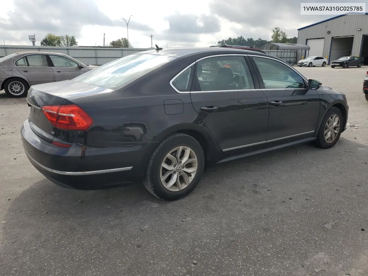 2016 Volkswagen Passat S VIN: 1VWAS7A31GC025785 Lot: 72966344