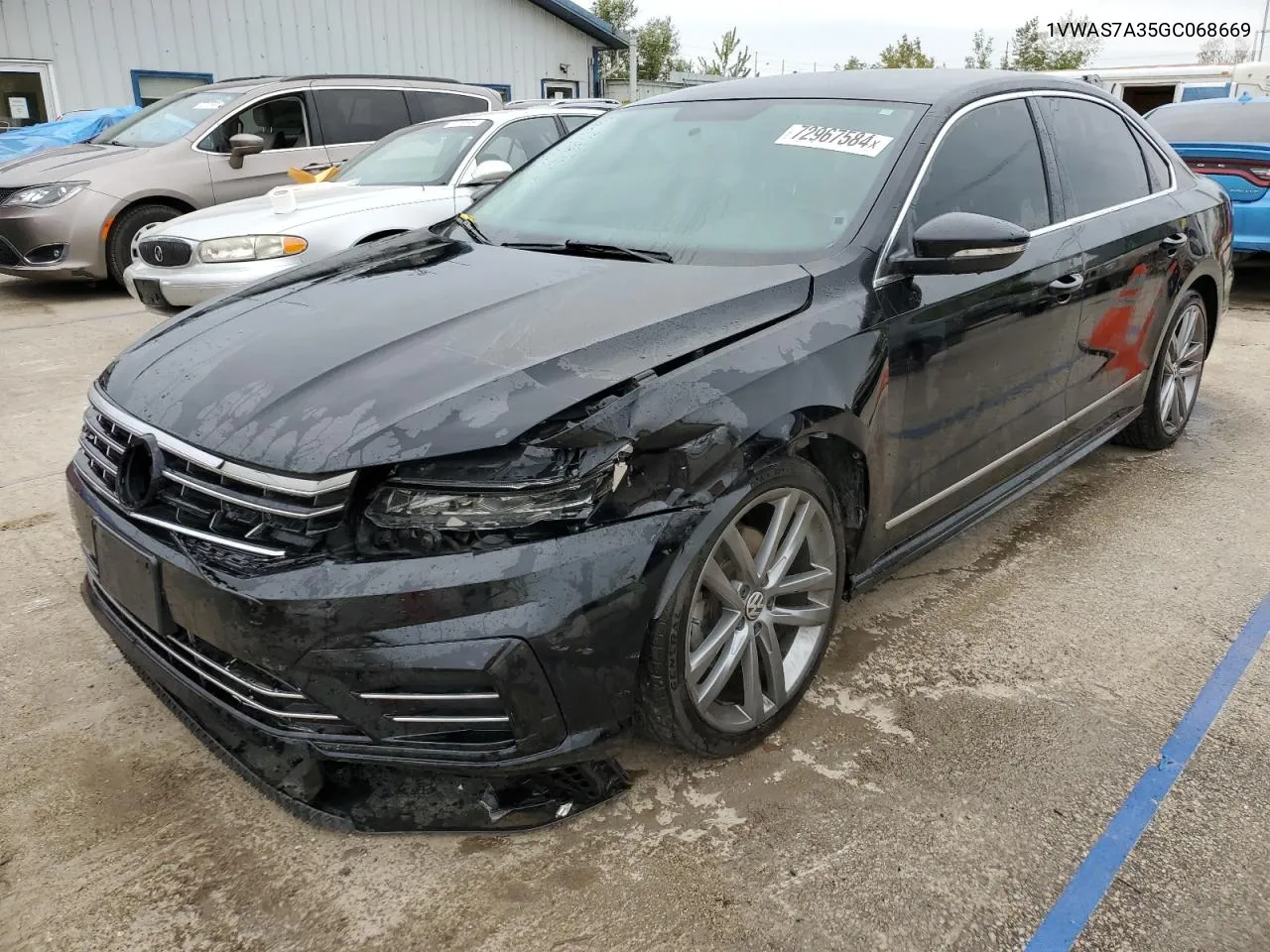 2016 Volkswagen Passat S VIN: 1VWAS7A35GC068669 Lot: 72967584