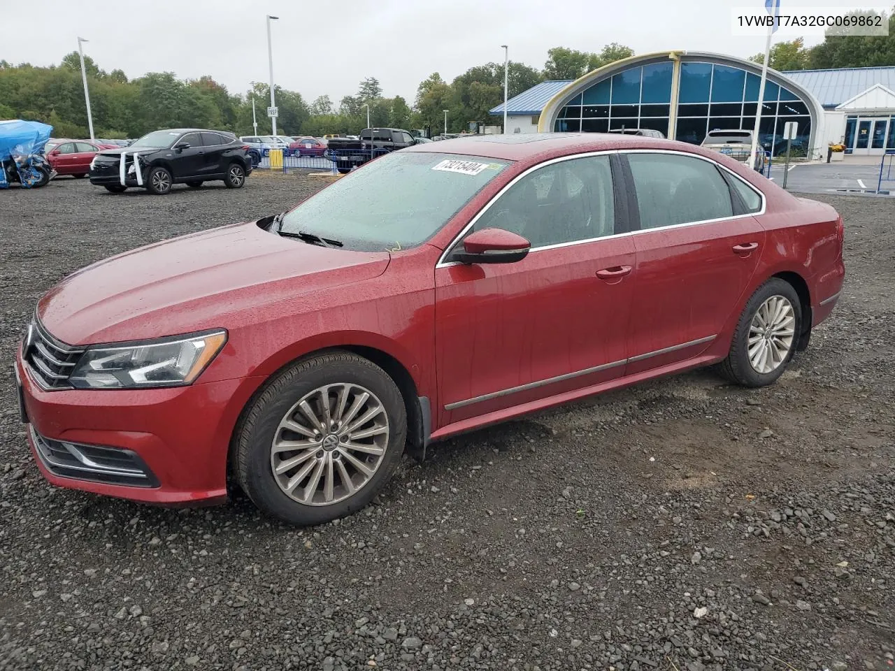 2016 Volkswagen Passat Se VIN: 1VWBT7A32GC069862 Lot: 73215404