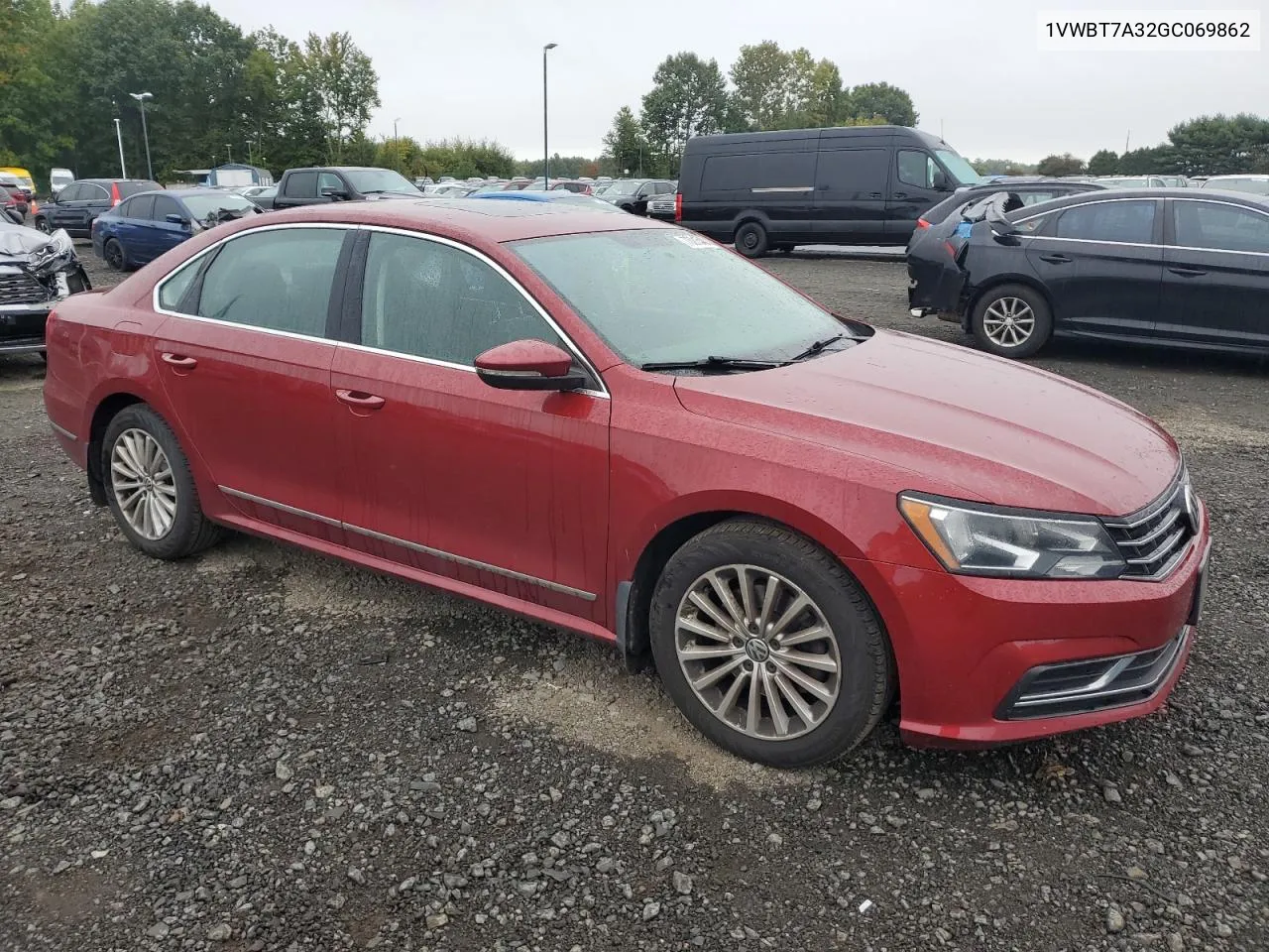 2016 Volkswagen Passat Se VIN: 1VWBT7A32GC069862 Lot: 73215404