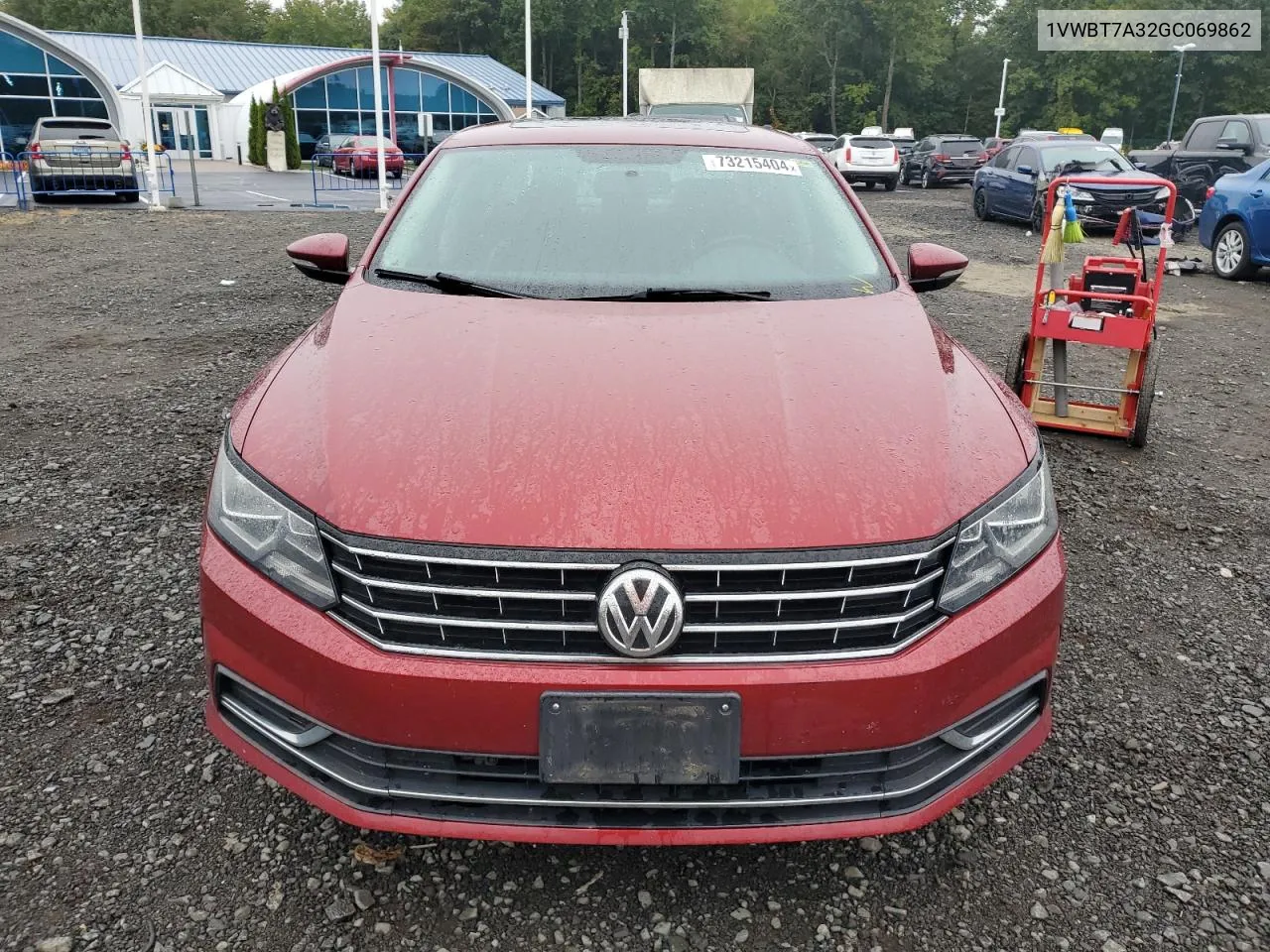 2016 Volkswagen Passat Se VIN: 1VWBT7A32GC069862 Lot: 73215404