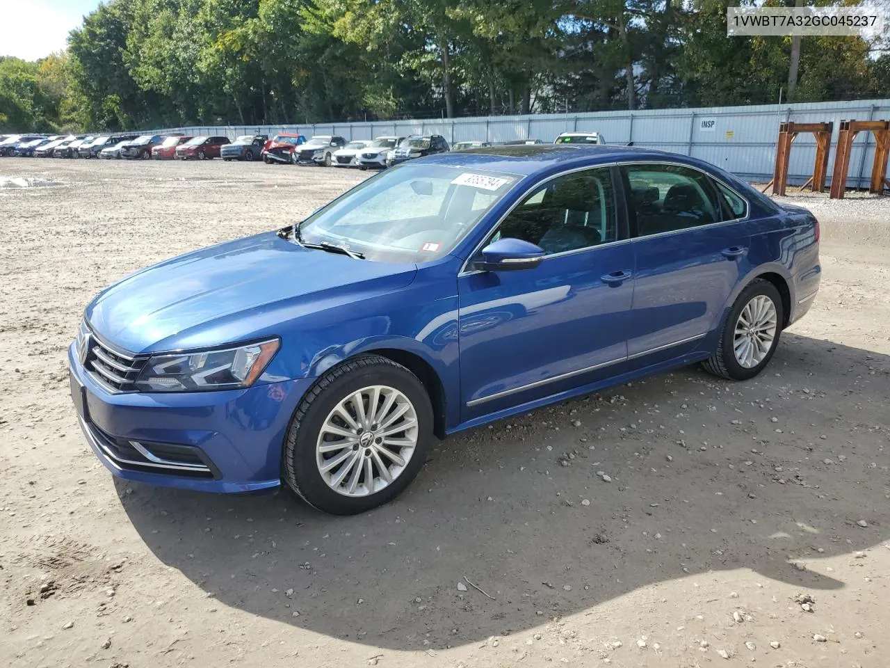 2016 Volkswagen Passat Se VIN: 1VWBT7A32GC045237 Lot: 73385794