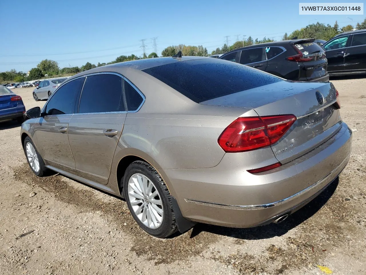 2016 Volkswagen Passat Se VIN: 1VWBT7A3XGC011448 Lot: 73404994