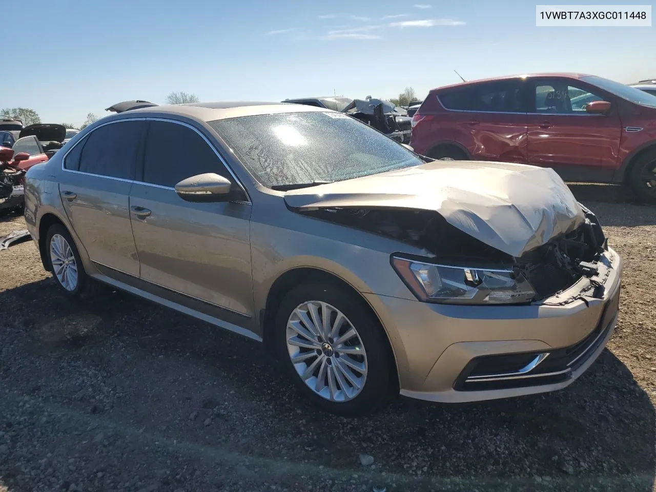 2016 Volkswagen Passat Se VIN: 1VWBT7A3XGC011448 Lot: 73404994