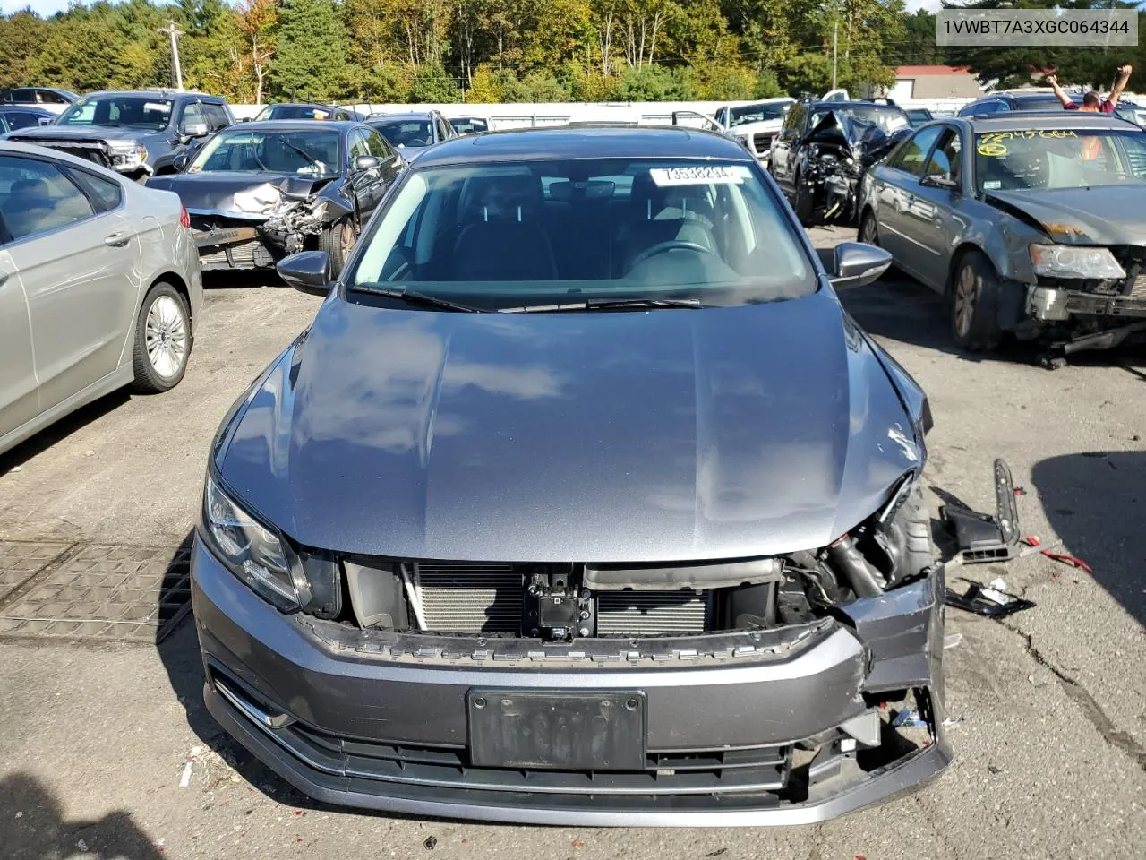 2016 Volkswagen Passat Se VIN: 1VWBT7A3XGC064344 Lot: 73538294