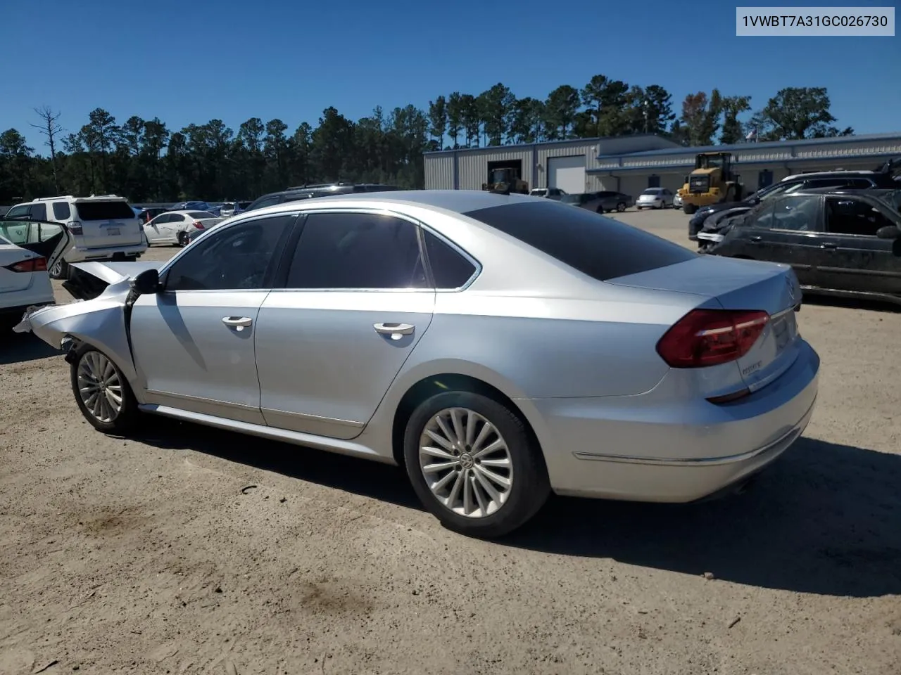 2016 Volkswagen Passat Se VIN: 1VWBT7A31GC026730 Lot: 74076944