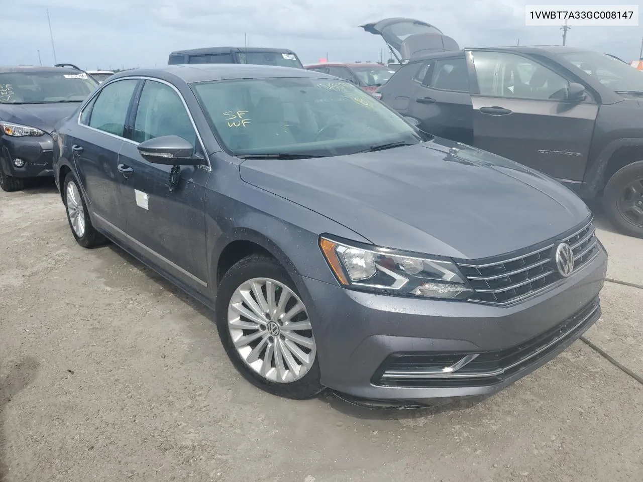 2016 Volkswagen Passat Se VIN: 1VWBT7A33GC008147 Lot: 74552354