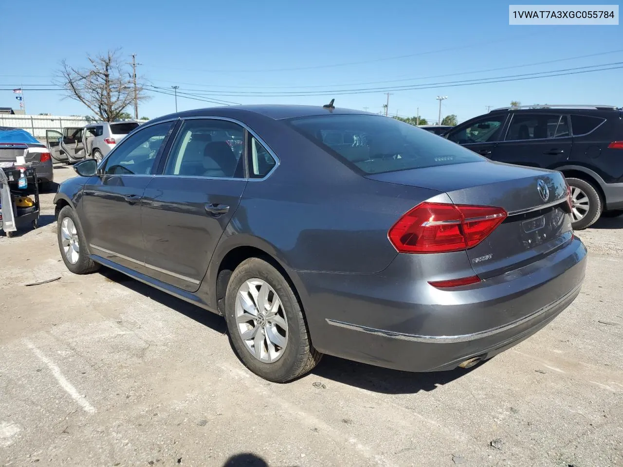 2016 Volkswagen Passat S VIN: 1VWAT7A3XGC055784 Lot: 74909074