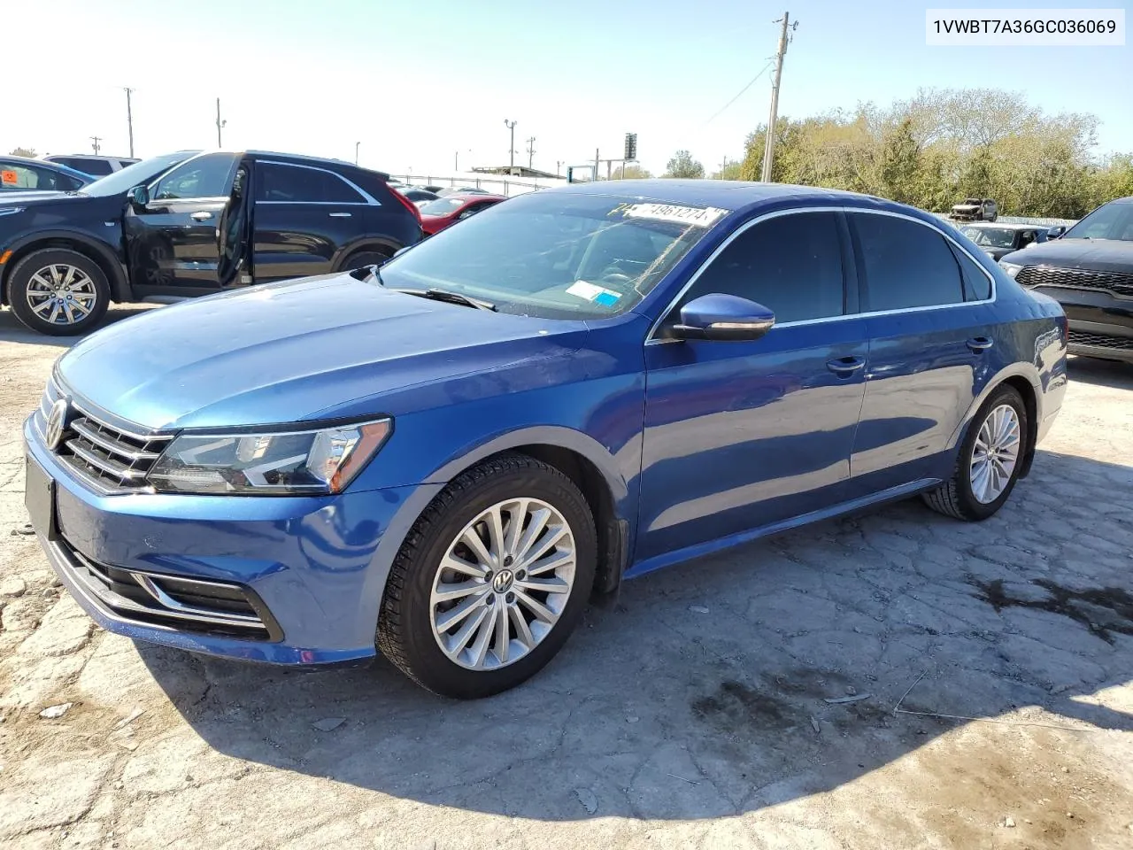 2016 Volkswagen Passat Se VIN: 1VWBT7A36GC036069 Lot: 74961274