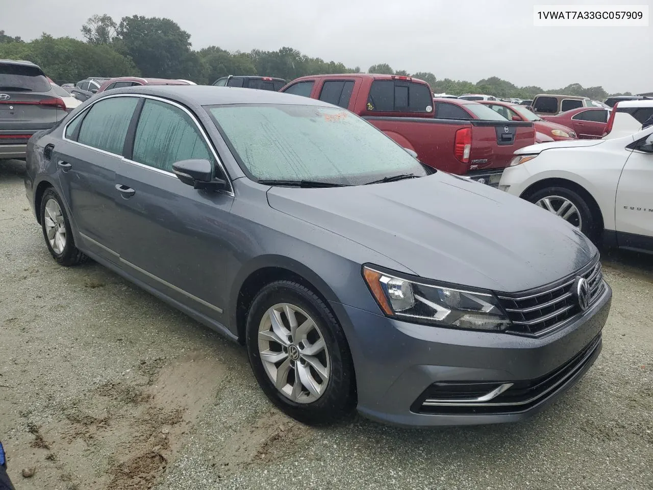 2016 Volkswagen Passat S VIN: 1VWAT7A33GC057909 Lot: 75088194