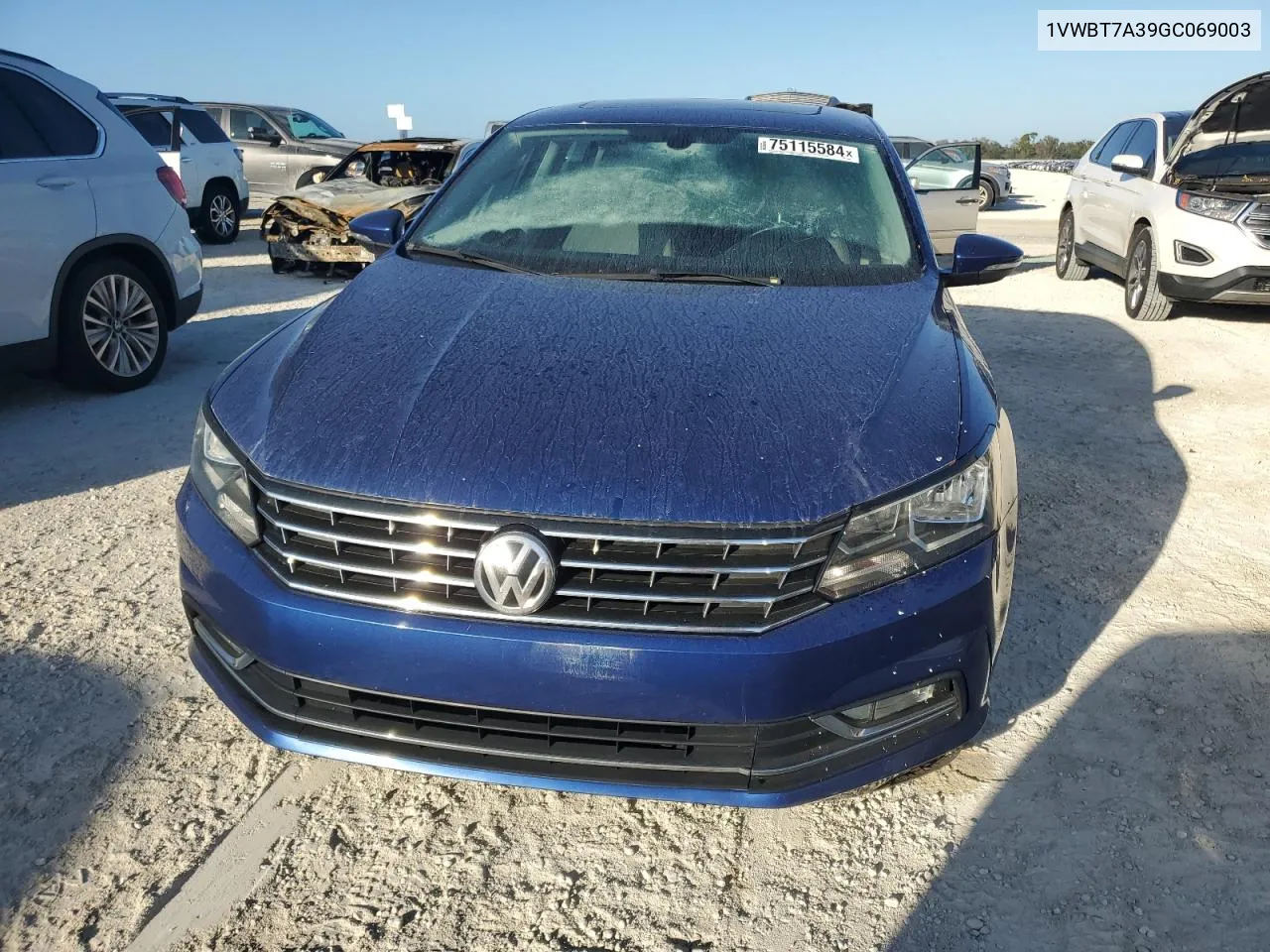 2016 Volkswagen Passat Se VIN: 1VWBT7A39GC069003 Lot: 75115584