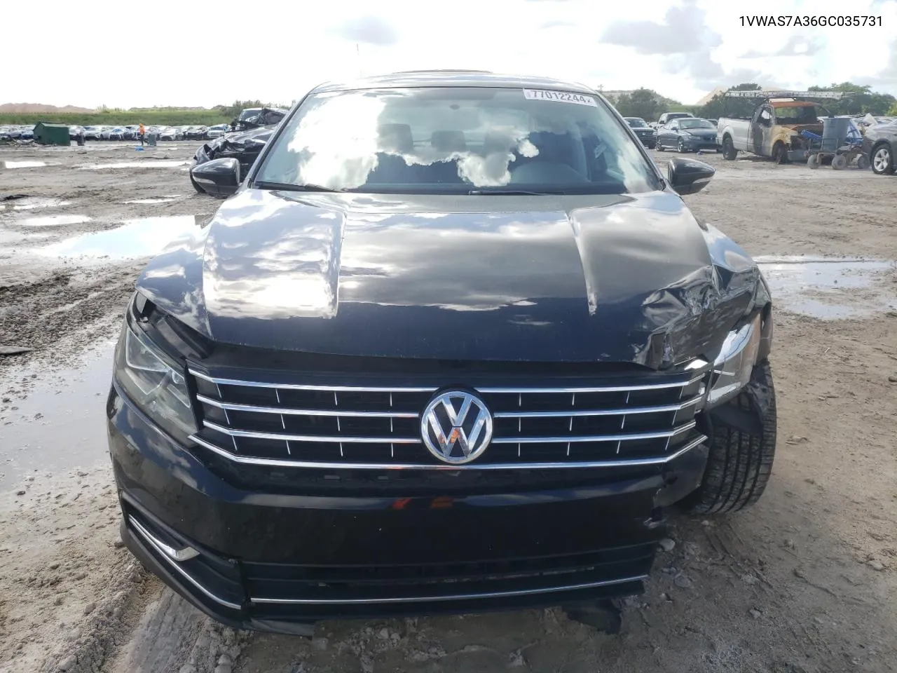 2016 Volkswagen Passat S VIN: 1VWAS7A36GC035731 Lot: 77012244