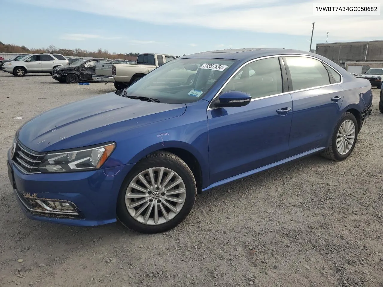 2016 Volkswagen Passat Se VIN: 1VWBT7A34GC050682 Lot: 77857334