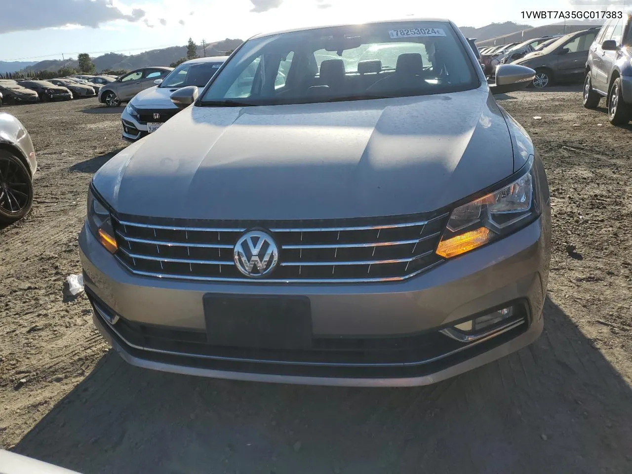 2016 Volkswagen Passat Se VIN: 1VWBT7A35GC017383 Lot: 78253024