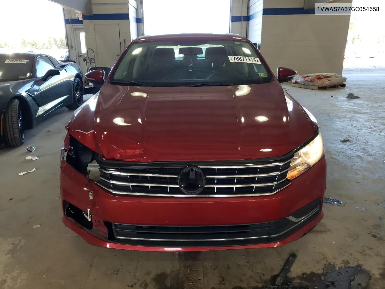 2016 Volkswagen Passat S VIN: 1VWAS7A37GC054658 Lot: 78871474