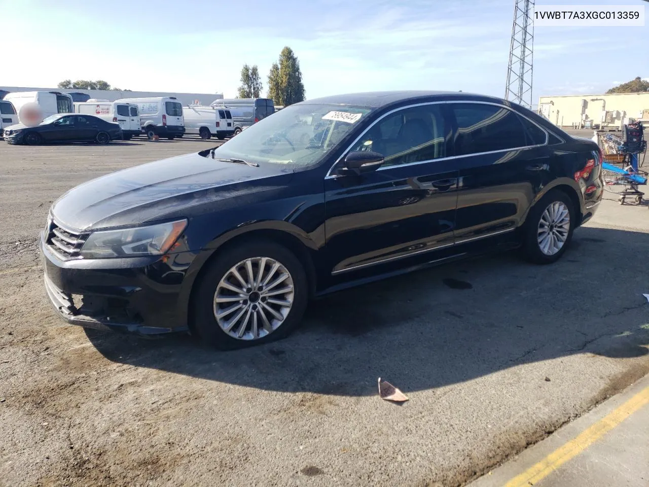 2016 Volkswagen Passat Se VIN: 1VWBT7A3XGC013359 Lot: 78954944