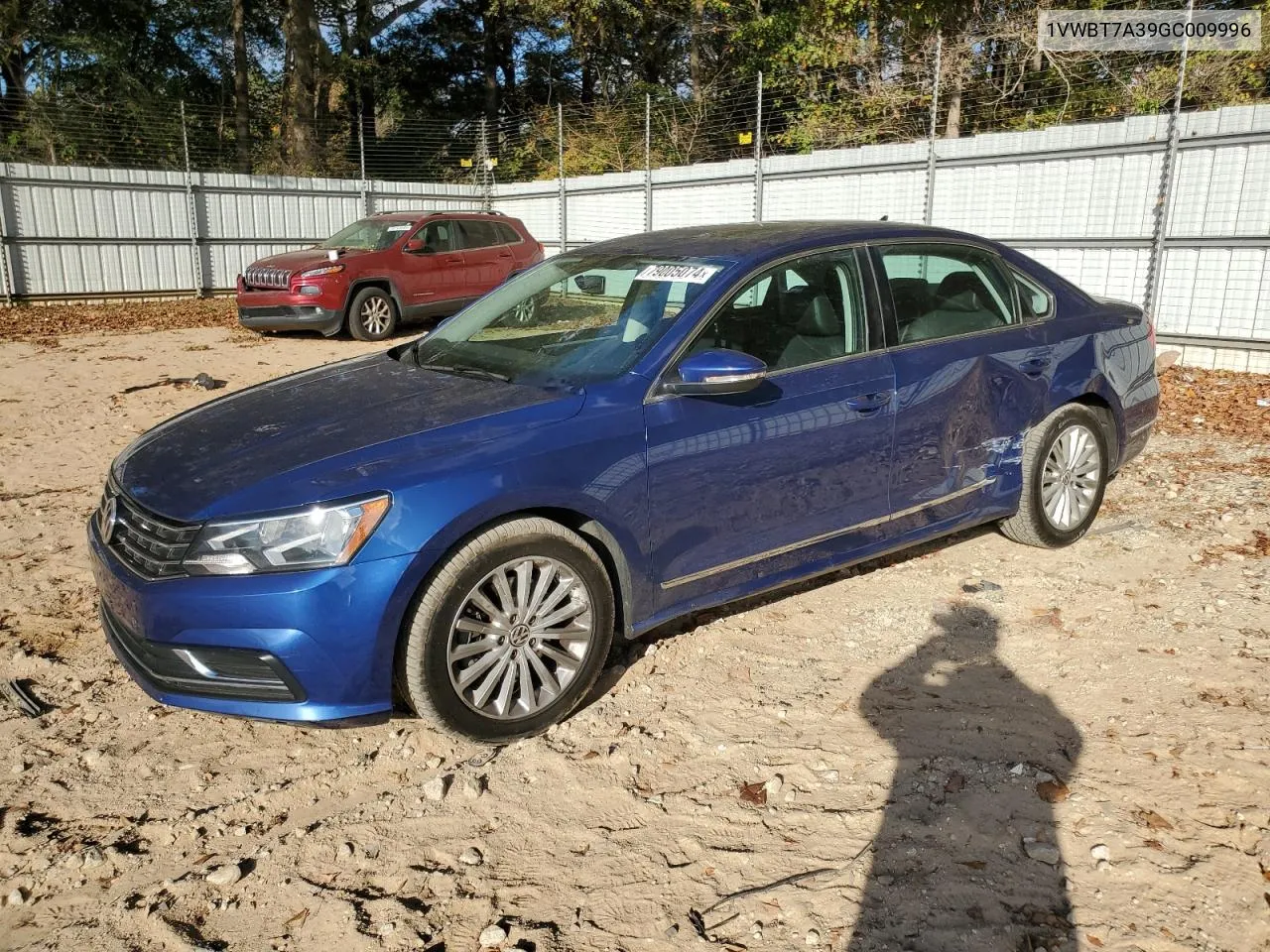 2016 Volkswagen Passat Se VIN: 1VWBT7A39GC009996 Lot: 79005074