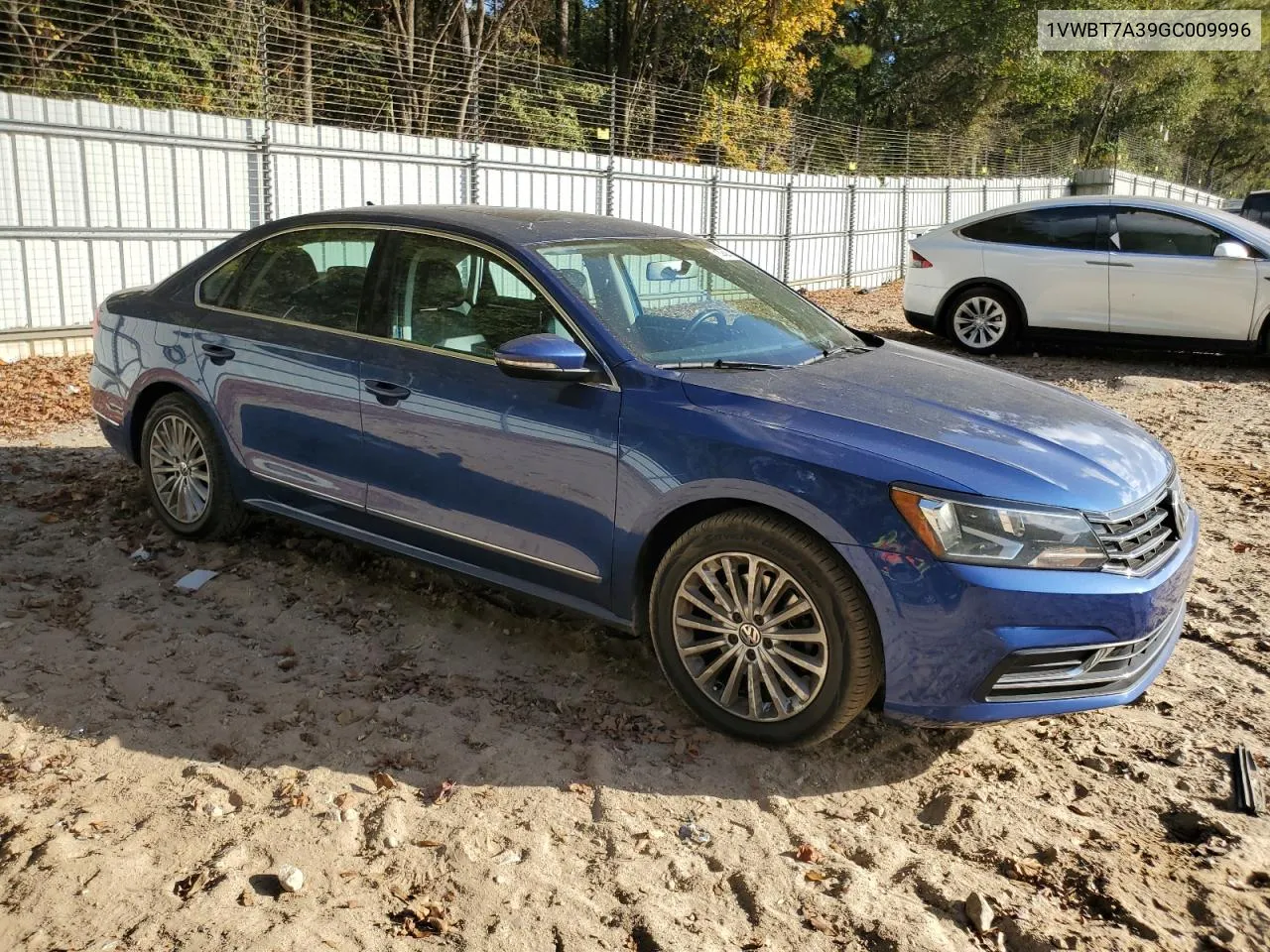 2016 Volkswagen Passat Se VIN: 1VWBT7A39GC009996 Lot: 79005074