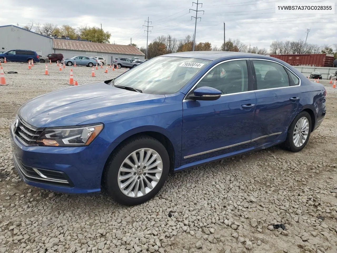 2016 Volkswagen Passat Se VIN: 1VWBS7A37GC028355 Lot: 79068014