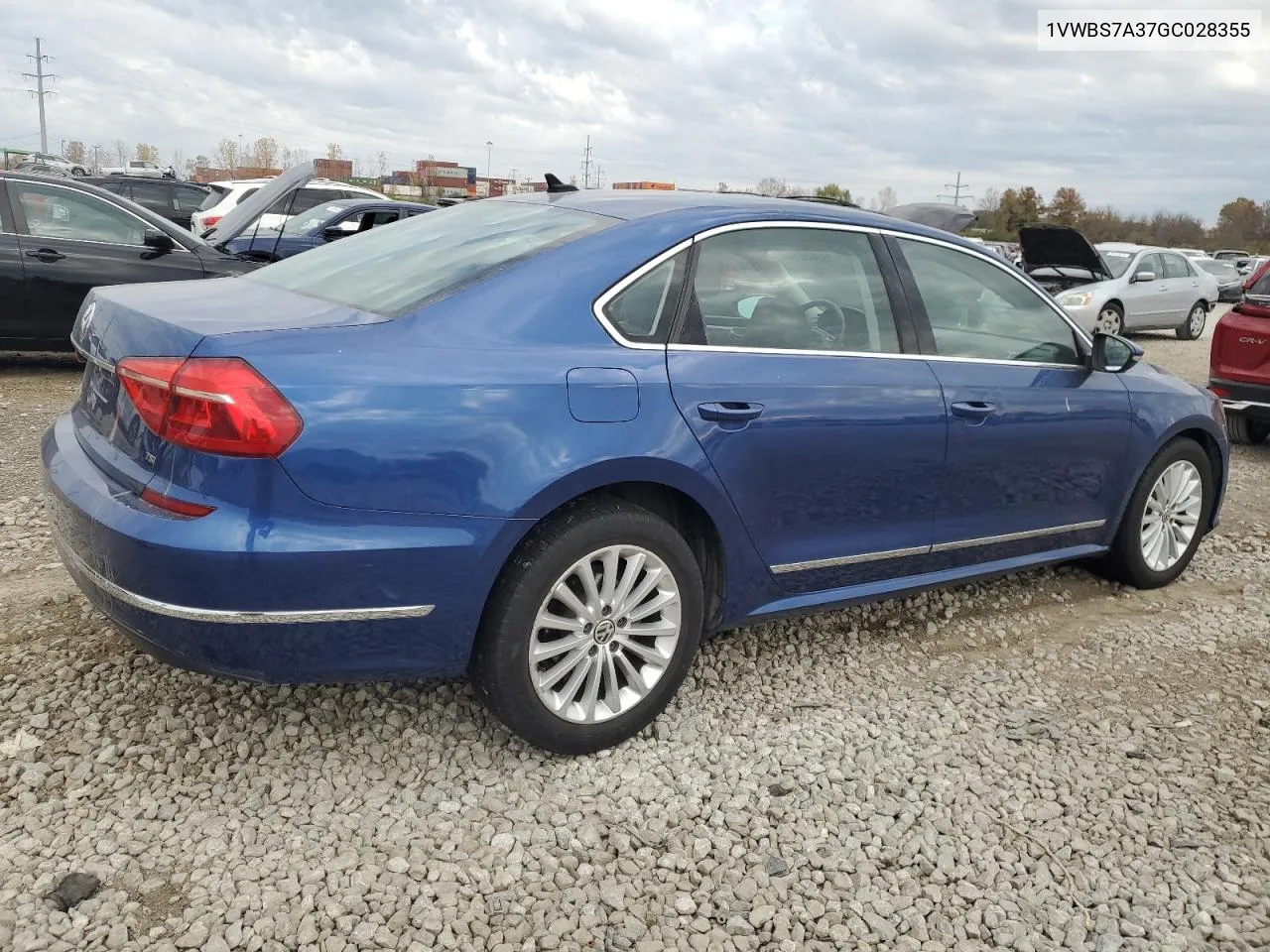 2016 Volkswagen Passat Se VIN: 1VWBS7A37GC028355 Lot: 79068014