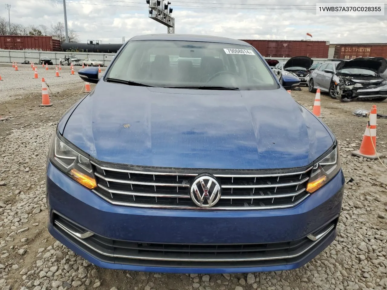 2016 Volkswagen Passat Se VIN: 1VWBS7A37GC028355 Lot: 79068014