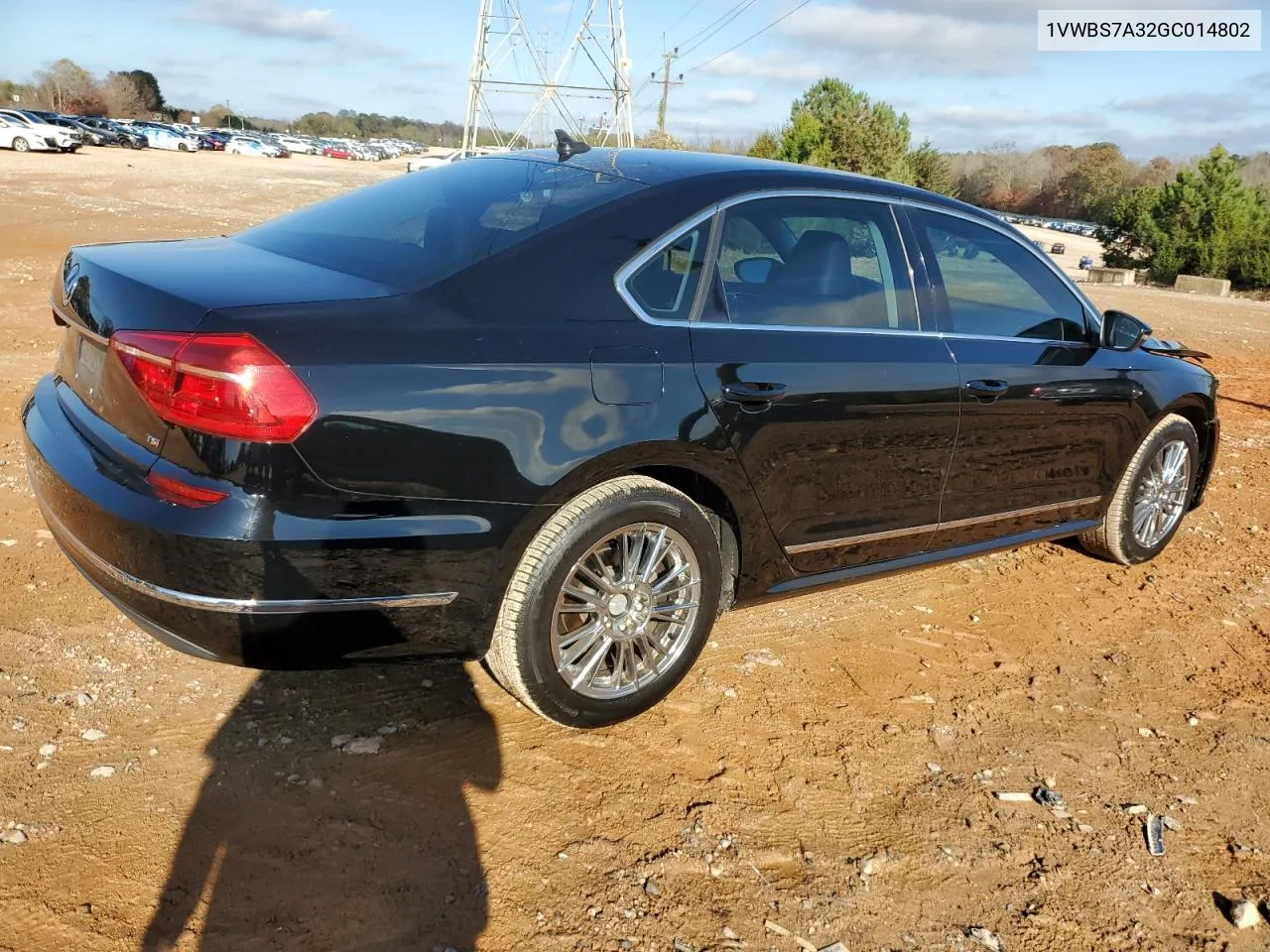 2016 Volkswagen Passat Se VIN: 1VWBS7A32GC014802 Lot: 80293304