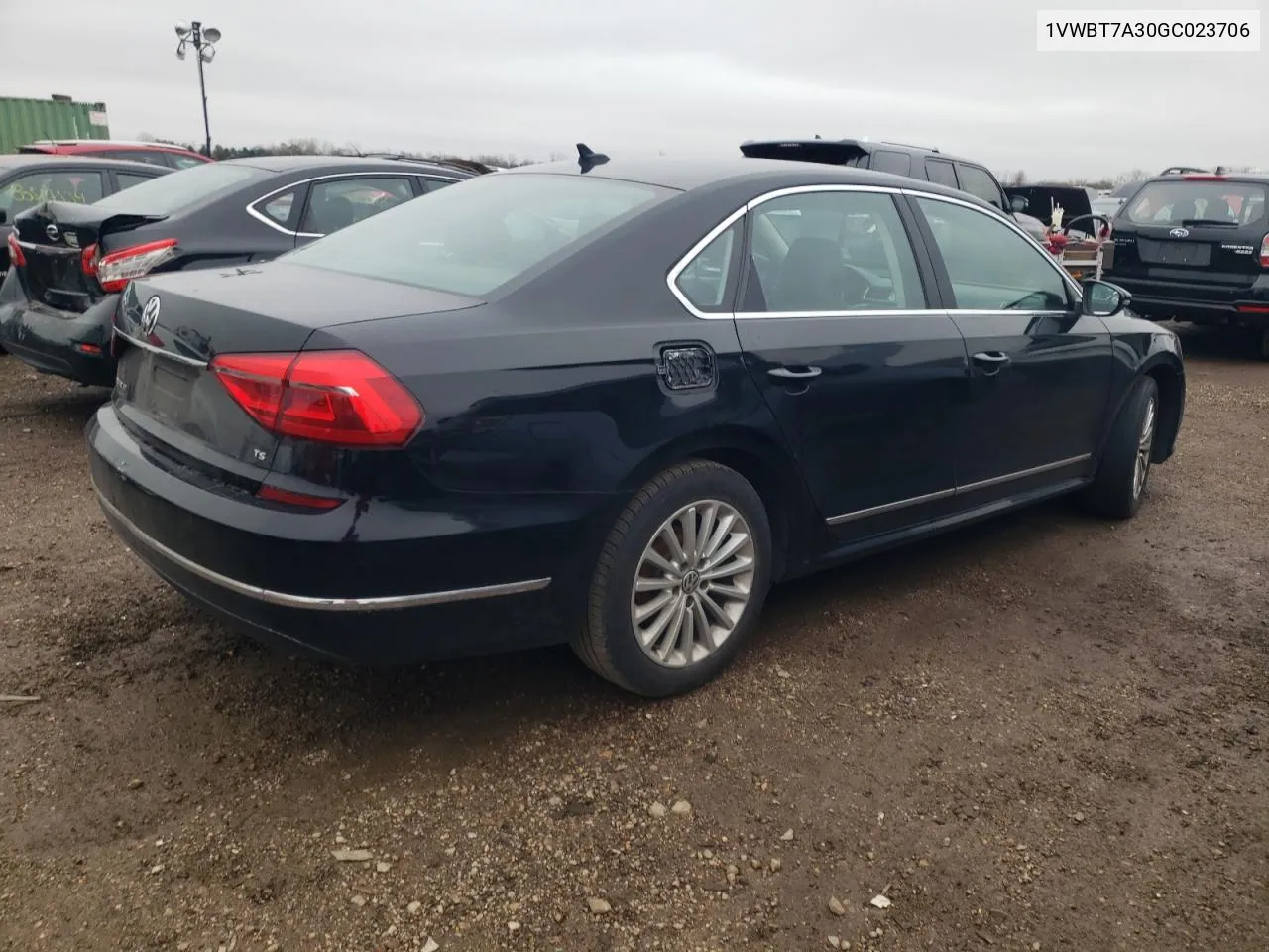 2016 Volkswagen Passat Se VIN: 1VWBT7A30GC023706 Lot: 80682124