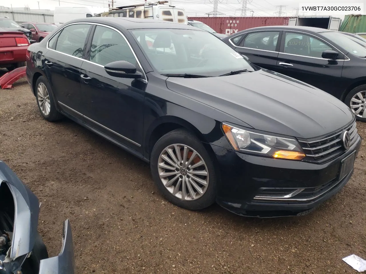 2016 Volkswagen Passat Se VIN: 1VWBT7A30GC023706 Lot: 80682124