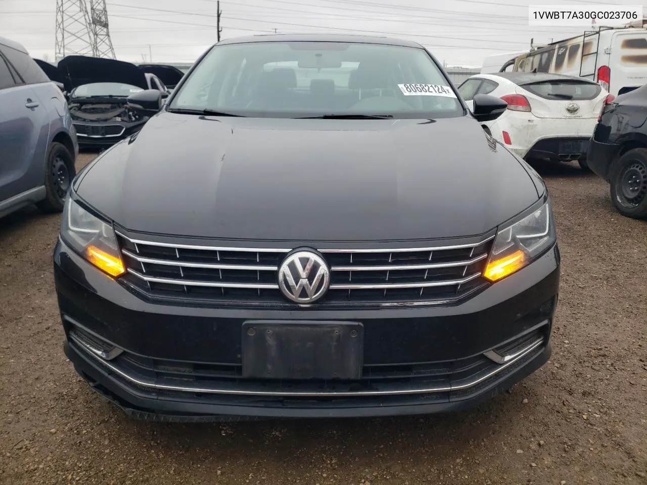 2016 Volkswagen Passat Se VIN: 1VWBT7A30GC023706 Lot: 80682124