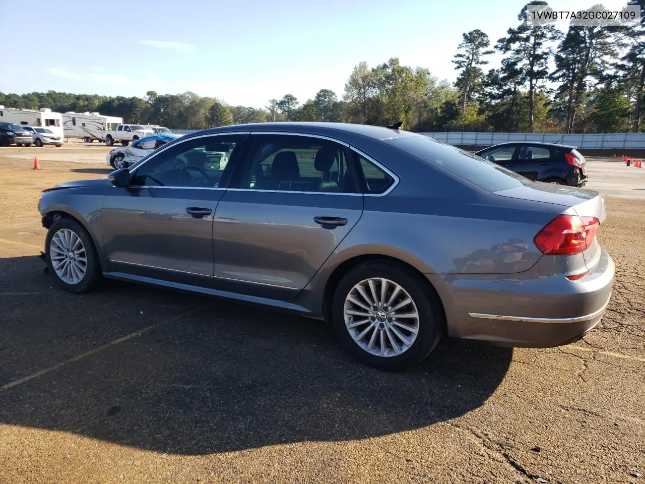 2016 Volkswagen Passat Se VIN: 1VWBT7A32GC027109 Lot: 80736714