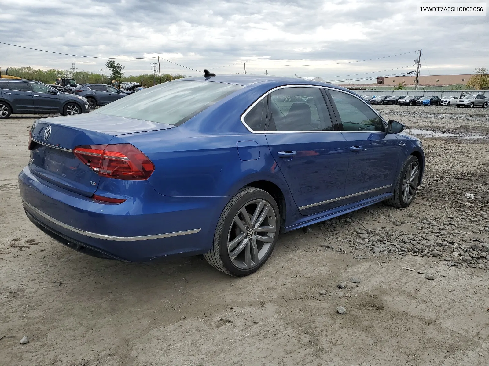 1VWDT7A35HC003056 2017 Volkswagen Passat R-Line