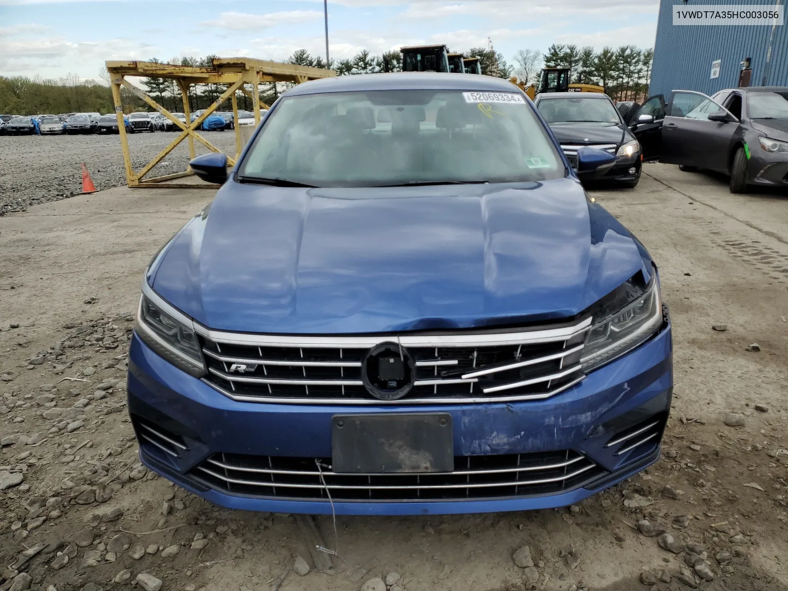 1VWDT7A35HC003056 2017 Volkswagen Passat R-Line