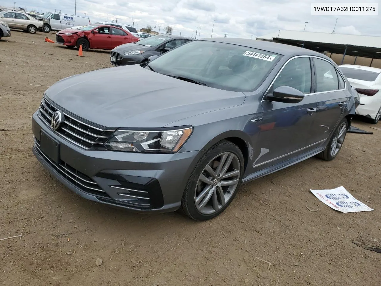 1VWDT7A32HC011275 2017 Volkswagen Passat R-Line