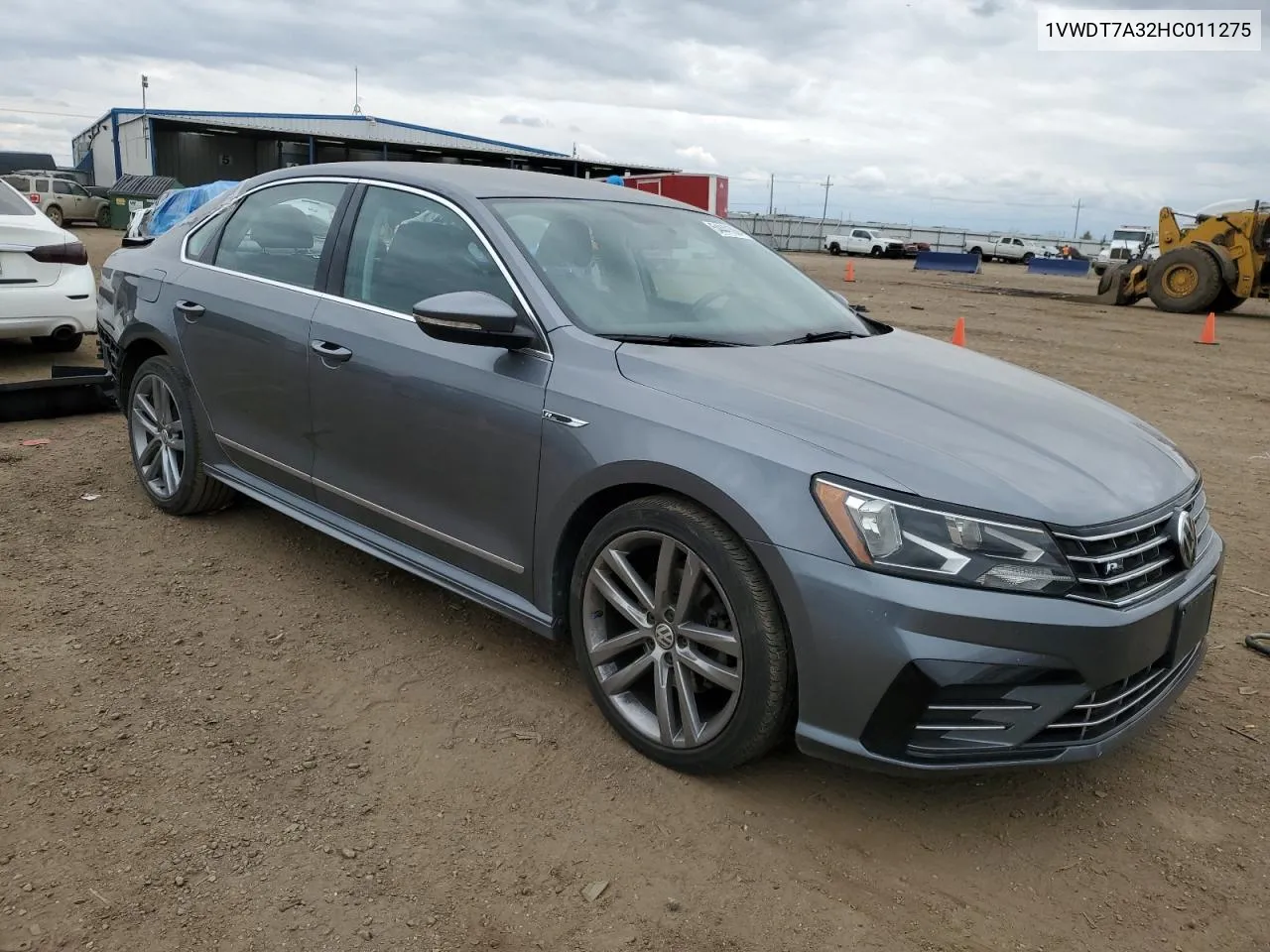 1VWDT7A32HC011275 2017 Volkswagen Passat R-Line