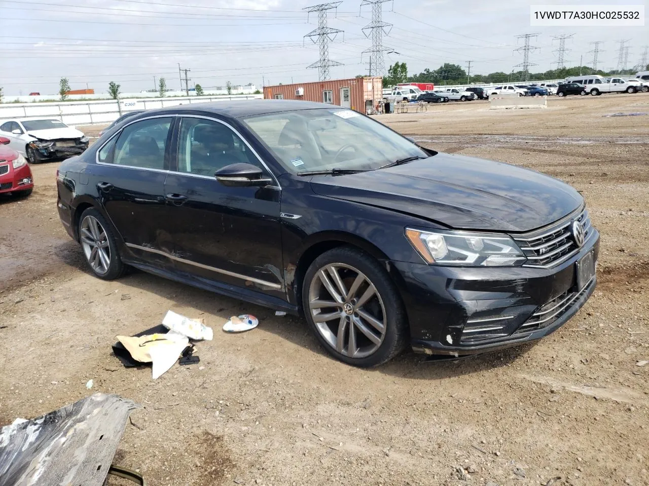 2017 Volkswagen Passat R-Line VIN: 1VWDT7A30HC025532 Lot: 57139624