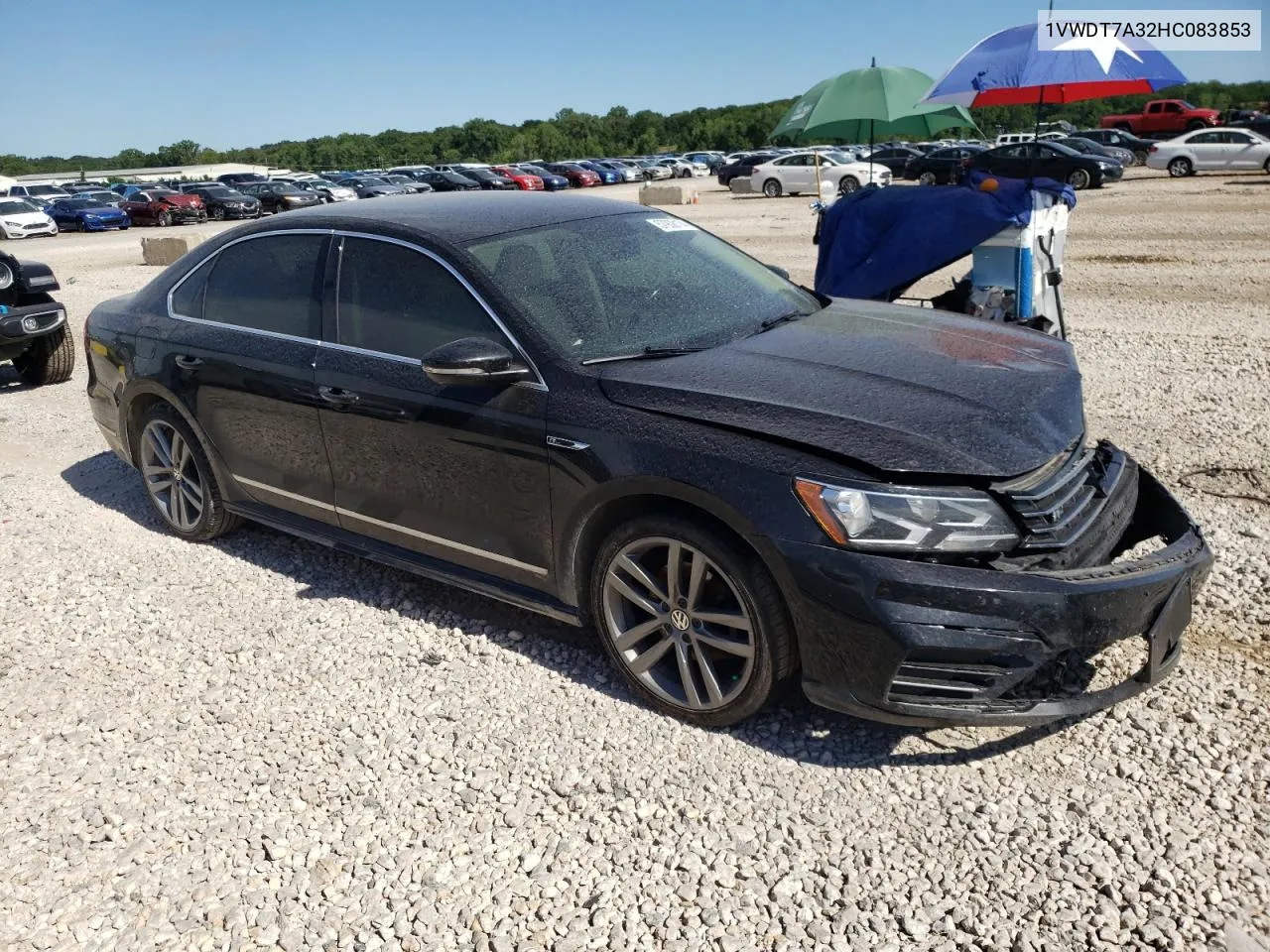 2017 Volkswagen Passat R-Line VIN: 1VWDT7A32HC083853 Lot: 57908174