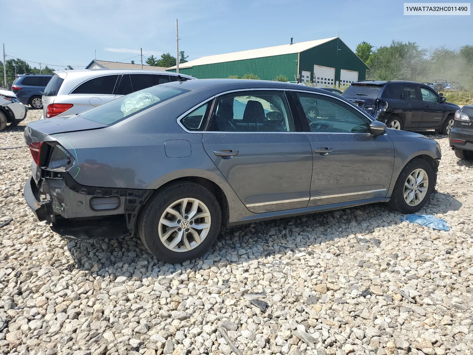 2017 Volkswagen Passat S VIN: 1VWAT7A32HC011490 Lot: 63072764