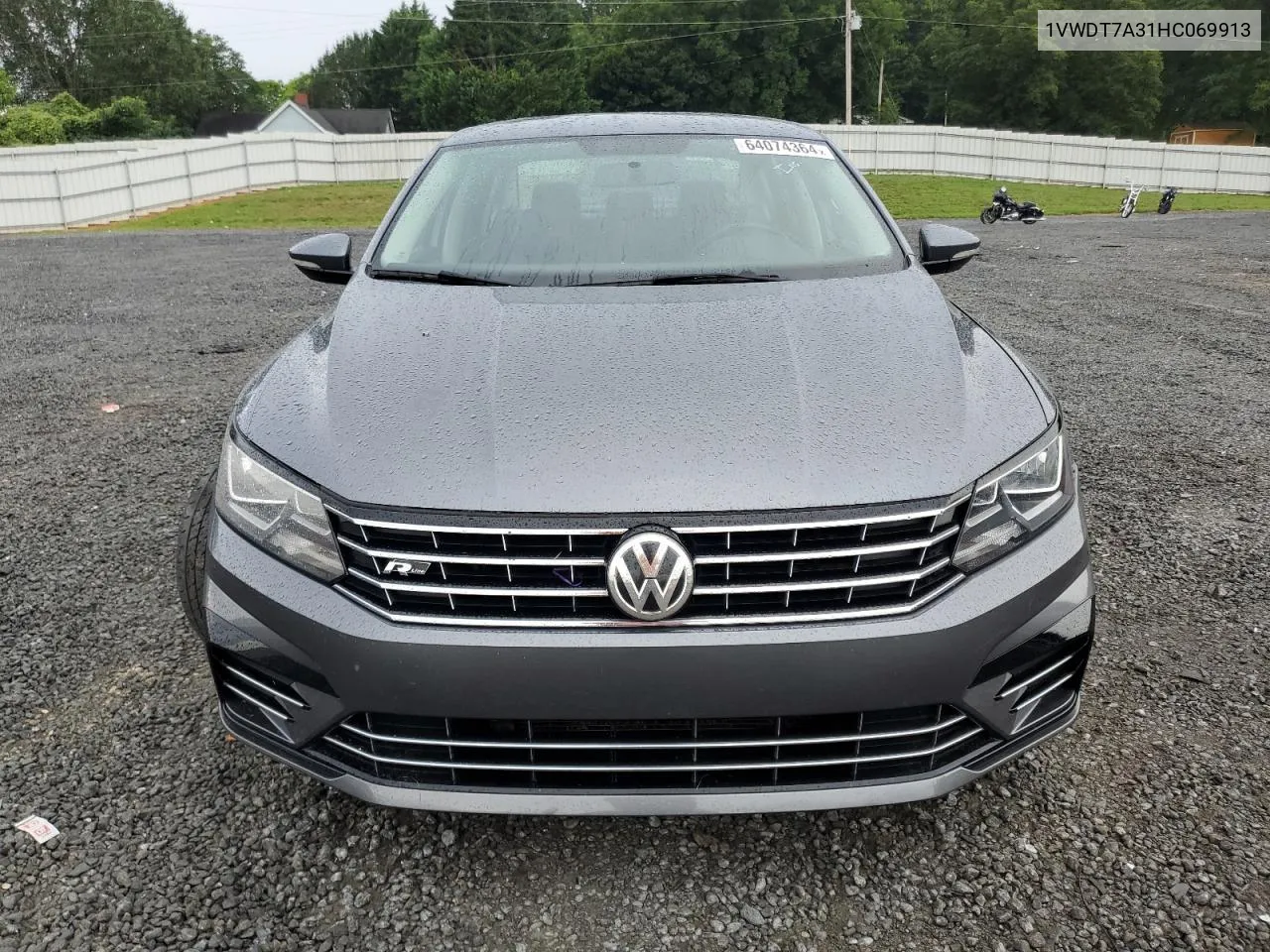 1VWDT7A31HC069913 2017 Volkswagen Passat R-Line