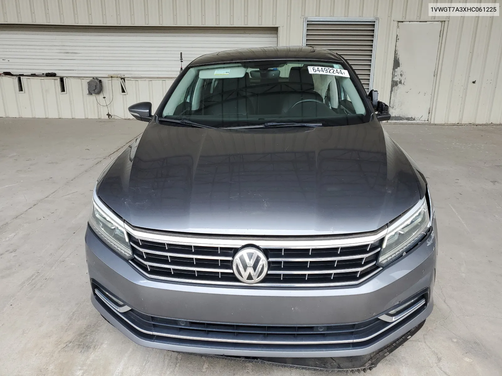 2017 Volkswagen Passat Se VIN: 1VWGT7A3XHC061225 Lot: 64492244