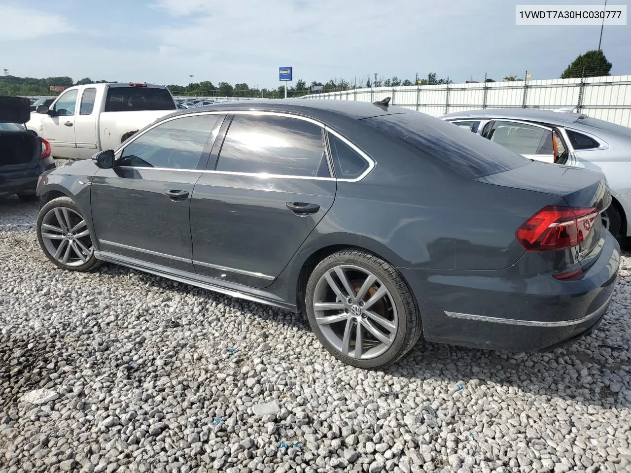 1VWDT7A30HC030777 2017 Volkswagen Passat R-Line