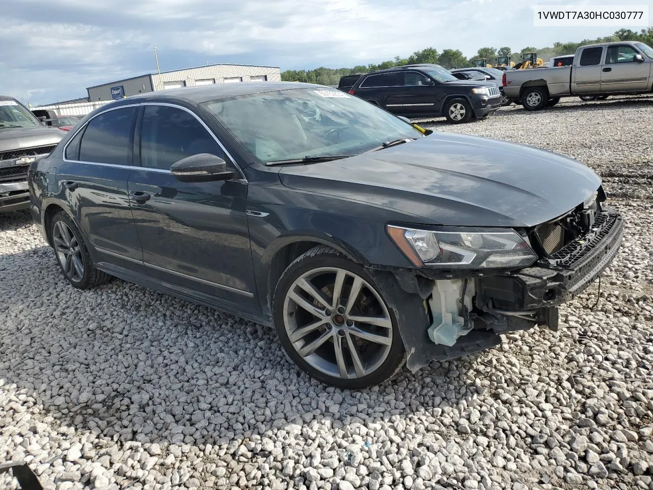 1VWDT7A30HC030777 2017 Volkswagen Passat R-Line