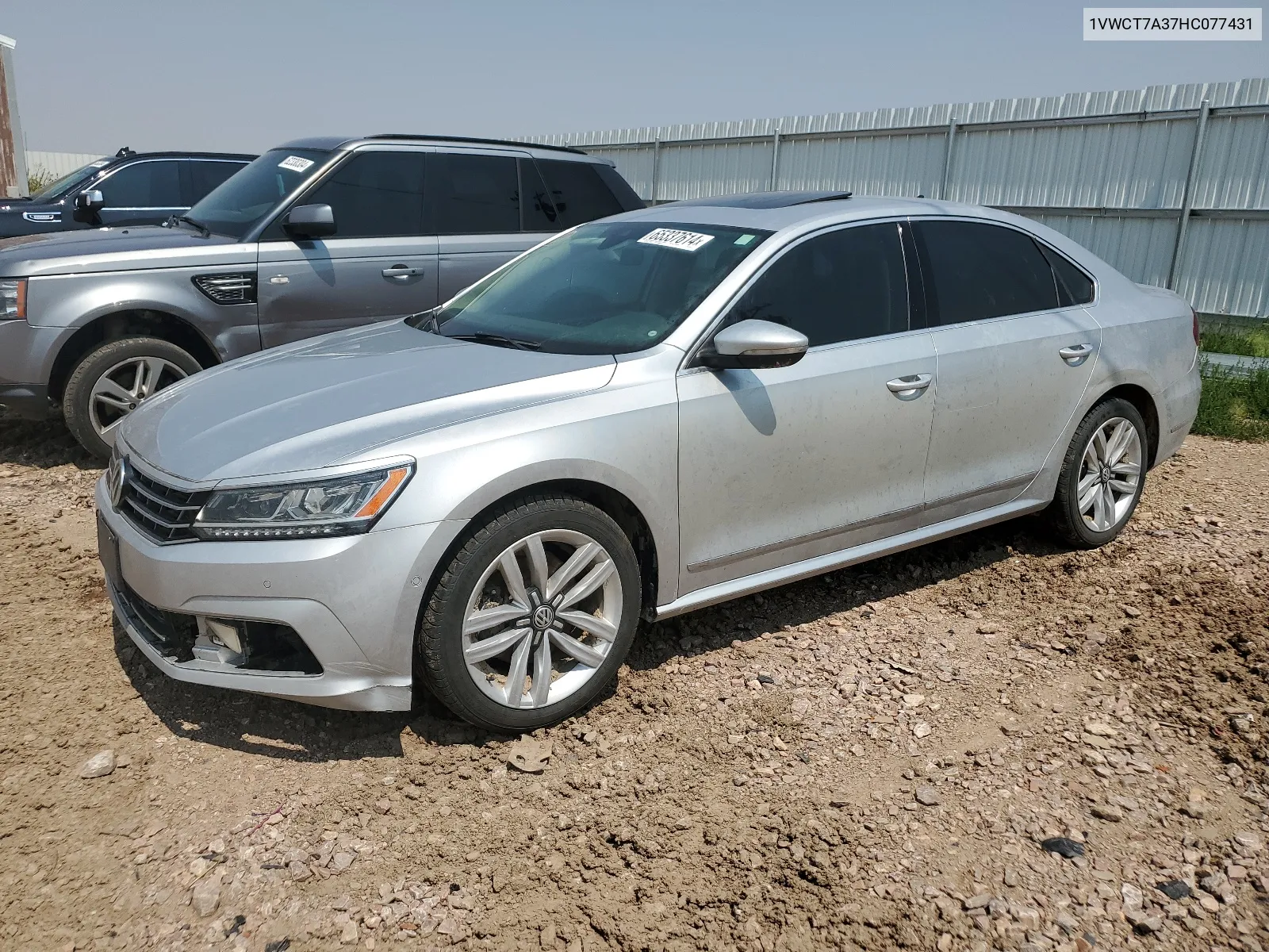 1VWCT7A37HC077431 2017 Volkswagen Passat Sel Premium