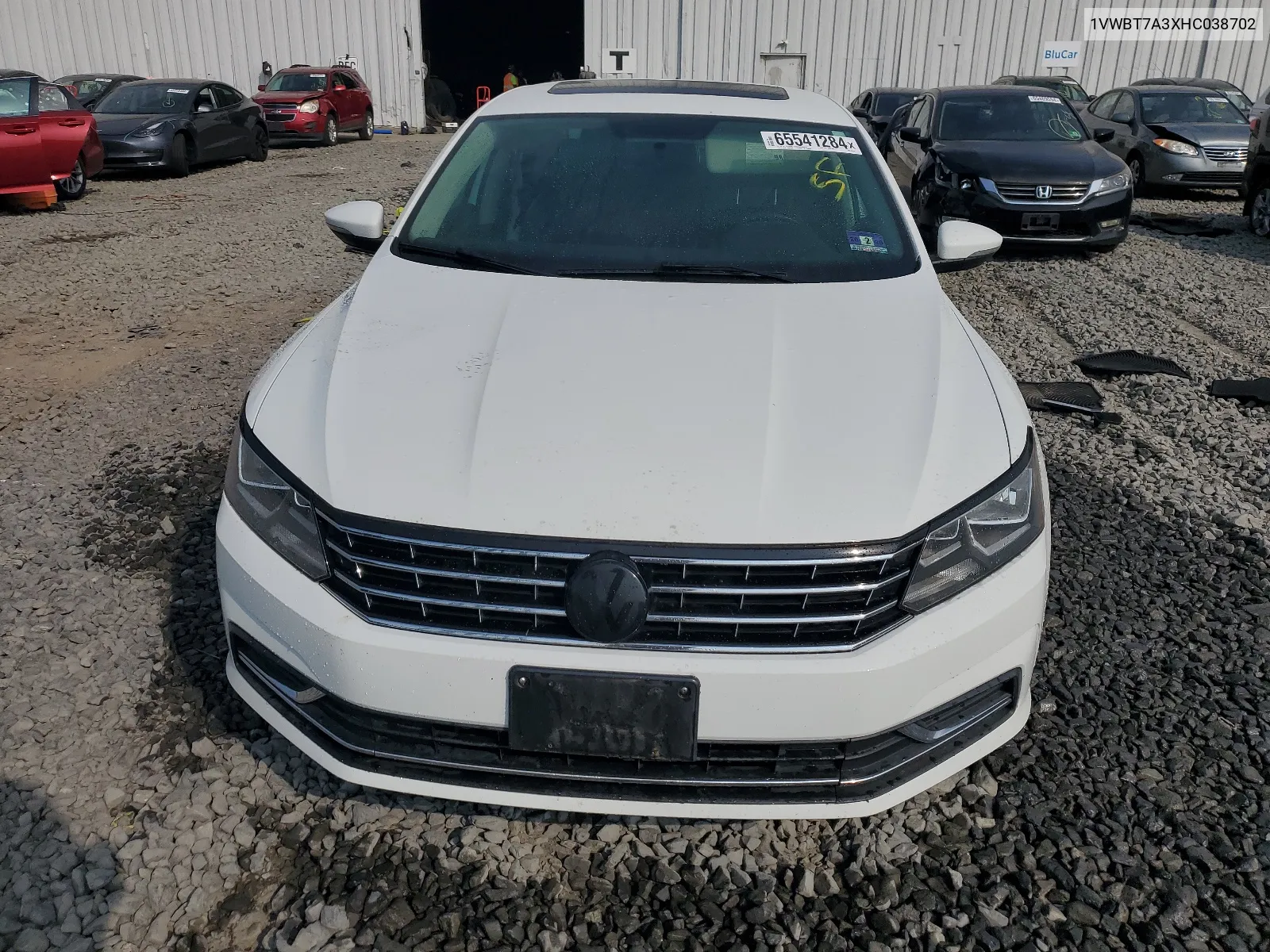 2017 Volkswagen Passat Se VIN: 1VWBT7A3XHC038702 Lot: 65541284