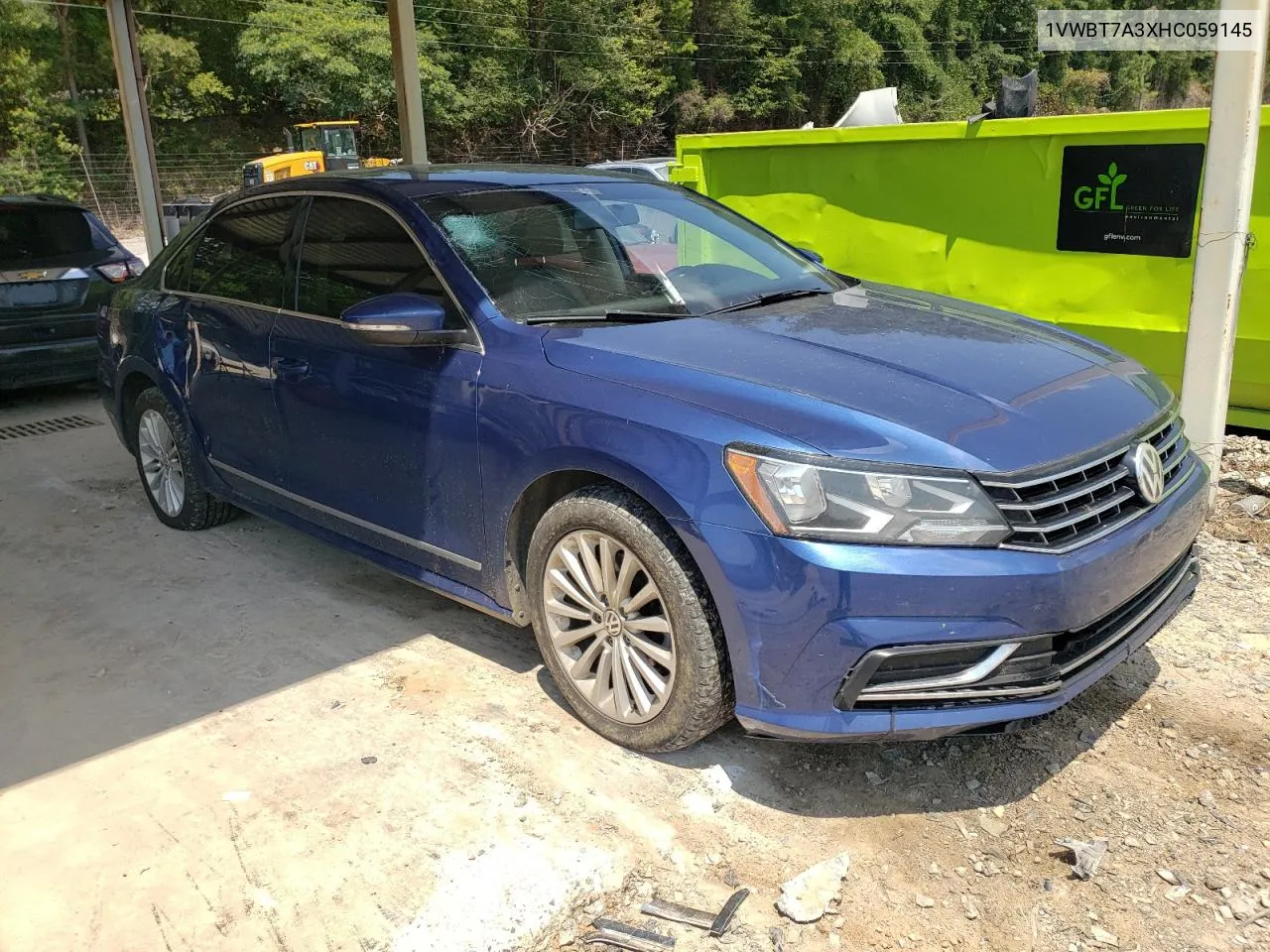 2017 Volkswagen Passat Se VIN: 1VWBT7A3XHC059145 Lot: 66204284