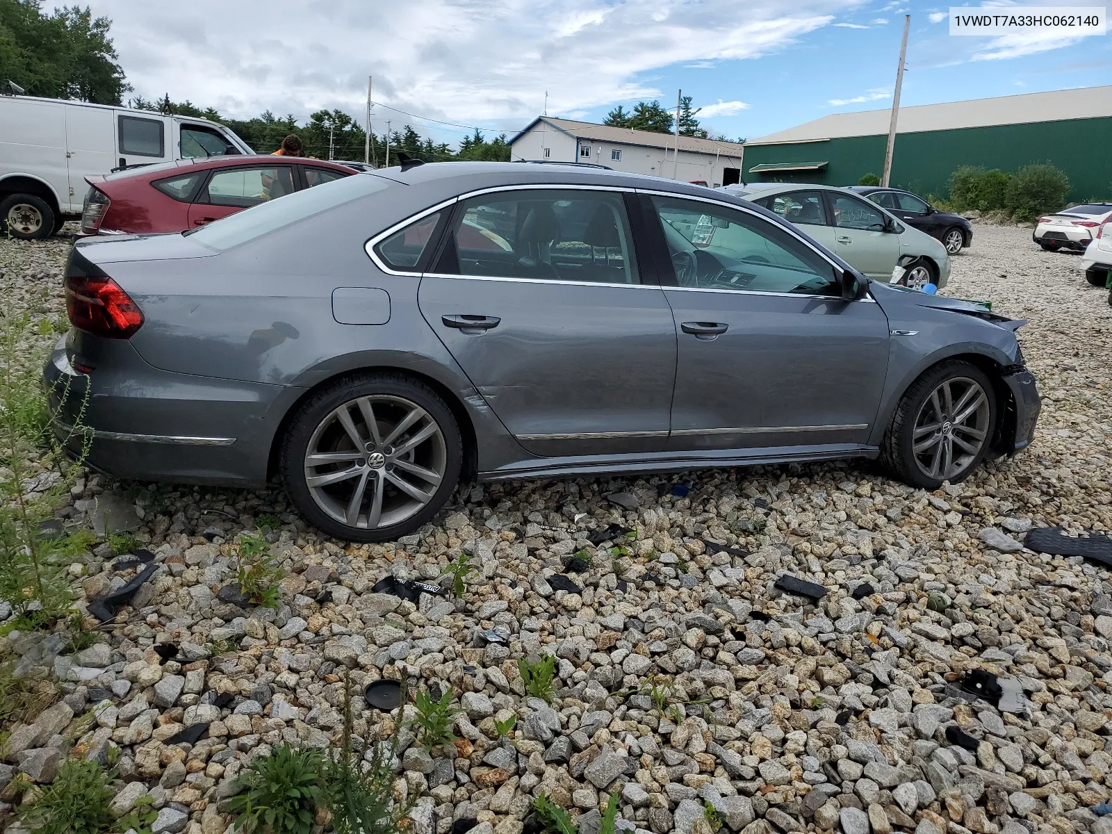 2017 Volkswagen Passat R-Line VIN: 1VWDT7A33HC062140 Lot: 66341864