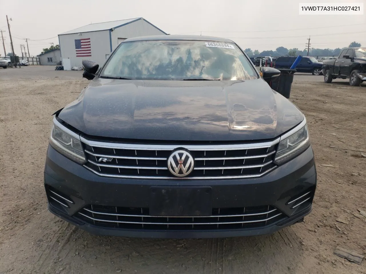 2017 Volkswagen Passat R-Line VIN: 1VWDT7A31HC027421 Lot: 66368894