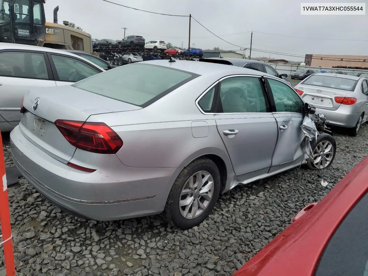 2017 Volkswagen Passat S VIN: 1VWAT7A3XHC055544 Lot: 66406594